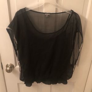 Black dressy top